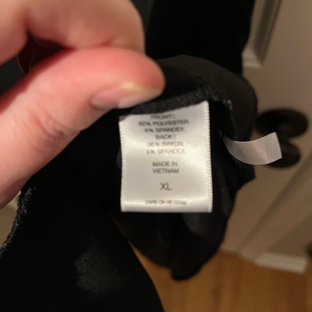 New York & Company Black Sleeveless 1/4 Zip Dress - Picture 5 of 6